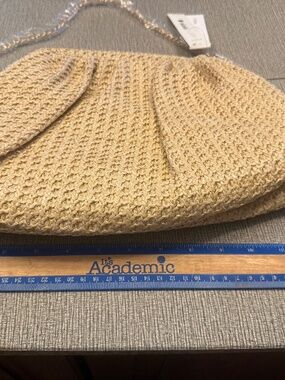 Aqua by Bloomingdale's Woven bag on chain